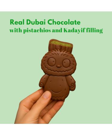  REALMIX REALMIX Dubai Chocolate Limited Edition LADUBU | Dubai Edition | Dubai Delight with pistachios and Kunafa | Made in UAE (Standard Milk Chocolate) - Buy Online on GoSupps.com