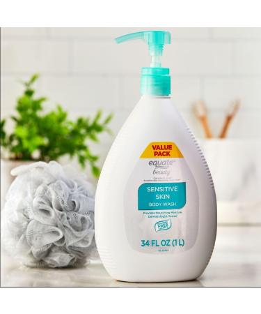 Equate Beauty Body Wash for Sensitive Skin 34 fl oz - Gentle Cleansing Hydrating Formula - Shop Internationally - Buy Online on GoSupps.com