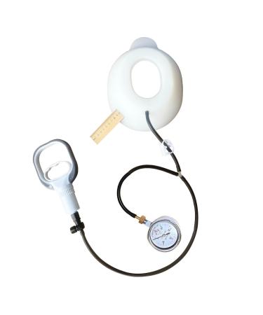 Vacuum Bell Pectus Excavatum Sternal Depression Support Thoracic Depression Brace Physical Correction Sunken Sternum Brace Real-Time Pressure Gauge Monitoring(Small)