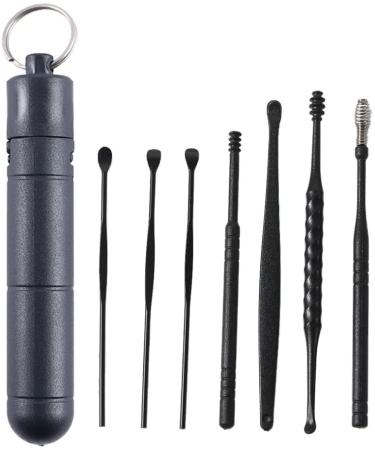 Generic Reusable Massage Spiral Earpick Dual-End Wax Remover Ear Care Tools Ear Wax Removal Tool Ear Canal Cleaner Spoon Deft and Attractive