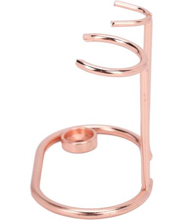 Premium Rose Gold Stainless Steel Shaving Brush Holder for Men | Modern Durable & Fast-Drying Bathroom Accessory - Buy Online on GoSupps.com