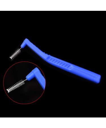 Angzhili Portable Orthodontic Toothbrush Kit - Braces Care Set with Interdental Brush, Dental Wax, Floss, and Travel Case (Blue) - Buy Online on GoSupps.com