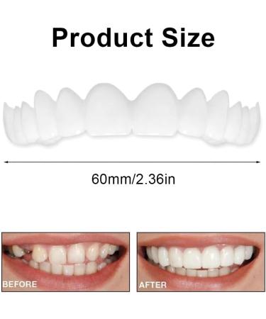 Frenzify Silica Dentures - Quick Repair for Upper & Lower Jaw | Perfect Smile Instantly - Buy Online on GoSupps.com