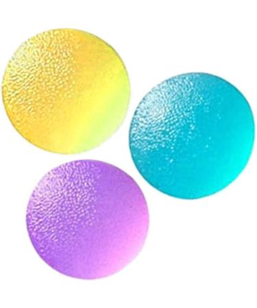 Voarge Hand Therapy Balls - 3 Set Silicone Finger & Wrist Strengthening - Stress Relief & Exercise for Arthrosis - Multi-Color Options - Buy Online on GoSupps.com