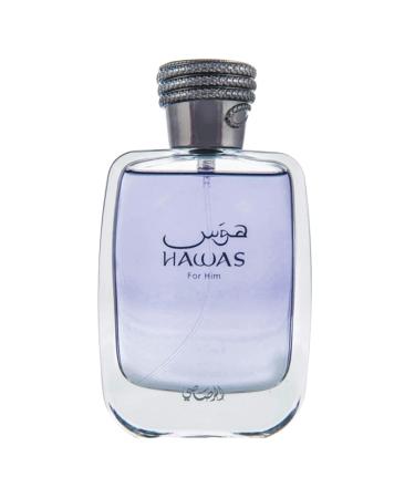 Hawas Eau de Parfum for Men 100ml (3.33oz) | Bold & Captivating Fragrance for the Modern Man | Pack of 1 - Buy Online on GoSupps.com