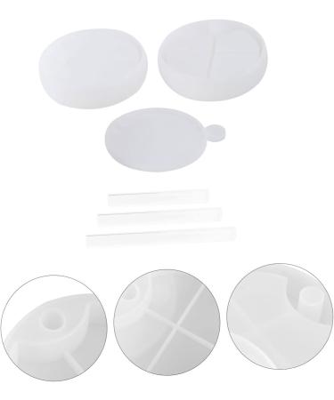 Operitacx 6pcs box Jewelry Container Diy Storage Molds Epoxy White Mold Casting for Pretty Useful Manual White 10.8X10.8CM - Buy Online on GoSupps.com