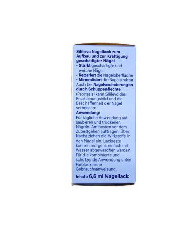 Sililevo Hydrolack 6.6 ml - Strengthen & Repair Damaged Nails | Medical Nail Solution for Splits Breaks & Psoriasis | Savings Set & Pharma Pearl - Buy Online on GoSupps.com
