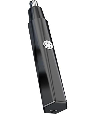 Sleek Electric Nose Hair Trimmer for Gentle Grooming - Black | International Shipping Available - Buy Online on GoSupps.com