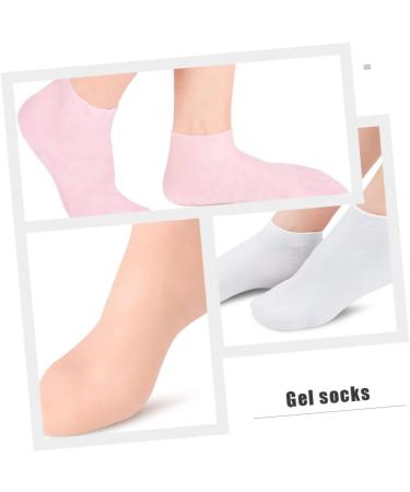 FRCOLOR 3 Pairs Gel Socks Foot Socks Against Cracking Men's Socks Lined Socks Men Stocking Gel Socks Foot Care Covers Anti-Moisturising Women's Socks Spa Sebs Man - Buy Online on GoSupps.com