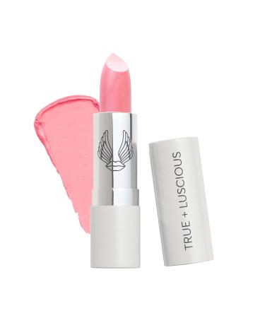 True + Luscious Super Moisture Lipstick   Clean  Vegan and Cruelty Free   Lasting Hydration for Dry Lips with a Satin Finish   Breathless Pink
