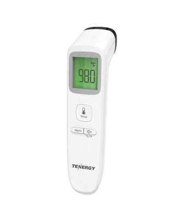 Tenergy Non-Contact Forehead Thermometer for Kids and Adults, Touchless Instant 1 second result Infrared Thermometer, Digital Baby Thermometer with Fever Indicator for Whole Family, Batteries Included