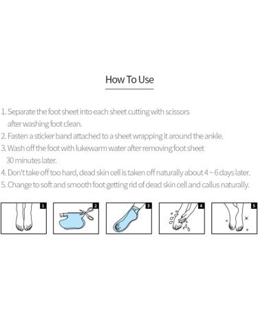 Pretty Skin Foot Peeling Mask - Exfoliates Repairs Moisturises for Dry Rough Feet - 16ml - 1 Pair - Buy Online on GoSupps.com