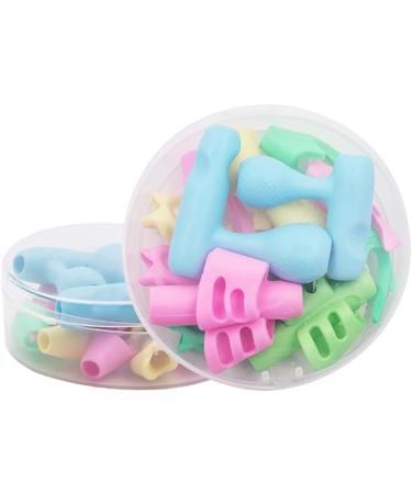 13-Piece Silicone Ergonomic Writing Aid Set | Pencil Grip & Posture Correction Tool for Children & Students | Ideal for Special Needs - Buy Online on GoSupps.com