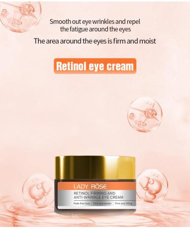 LADY ROSE Revive Eye Cream Hyaluronic Acid + Niacinamide + Retinol Hydrating Dark Circles Brightens Smooths Line Lines Anti-puffing Firms Reduces Dark Spots Fast Absorbing 20g/0.68fl.oz - Buy Online on GoSupps.com