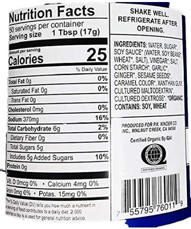 Kinder's Organic Teriyaki Marinade & Dipping Sauce - 2 Glass Bottles, 30 oz Each (850g) - Pack of 2 - Buy Online on GoSupps.com