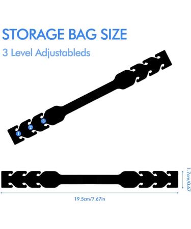 10 Anti-Slip Silicone Masking Hooks - Adjustable Ear Protection for Adults & Children - Black - Buy Online on GoSupps.com