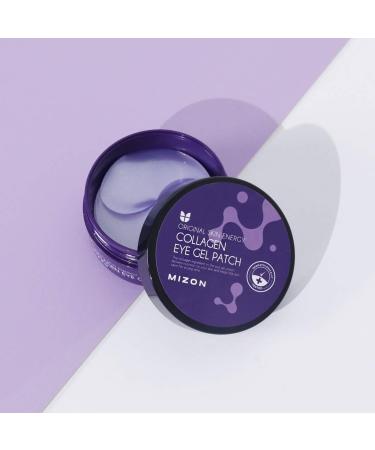 Mizon Collagen Eye Gel Patches (X60) - Reduce Dark Circles Puffiness & Wrinkles | Korean Cosmetics for Hydrated & Elastic Skin - Buy Online on GoSupps.com