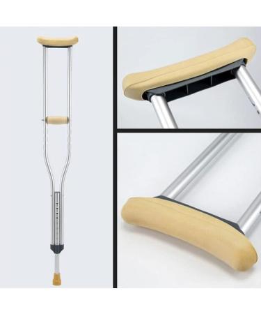 Crutches for Adults Underarm Adult Crutches Height Adjustable Aluminum Underarm Crutches Dual Adjustable Walking Sticks 1 Pair of Medical Crutches Walking Cane for Elderly Disabled Great for Trave A 150 cm - Buy Online on GoSupps.com
