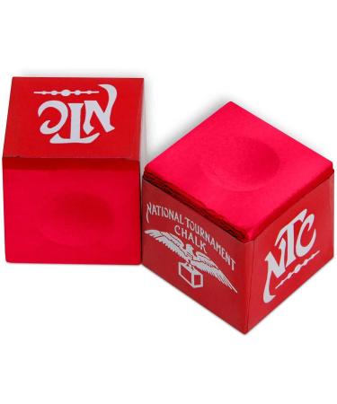 Silver Cup National Tournament Pool Cue Billiard Chalk - Red (12 Pack) - Buy Online on GoSupps.com