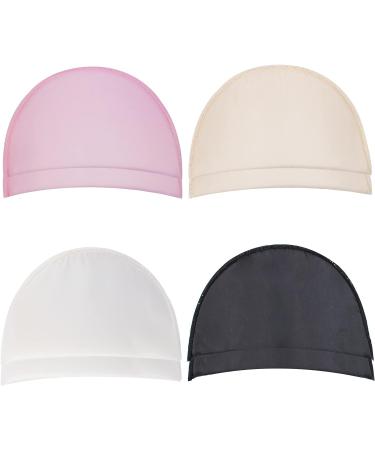 Sewing Sponge Shoulder Pads Set - Round Shoulders Enhancer for Women Blazer T-Shirt Dresses - 4 Pairs in Black, White, Pink, Skin - Buy Online on GoSupps.com