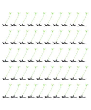 Yardwe 50pcs Bean Sprout Hair Clips Green Plant Hair Clips Pea Hairpin Little Grass Barrette Cute Grass Ornaments Hairpiece Hair Accessories