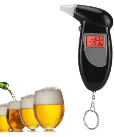 Portable Alcohol Breath Tester - LCD Digital Display with Backlight | Alcohol Analyzer - Buy Online on GoSupps.com