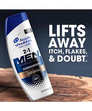 Buy Head & Shoulders Advanced Series Sandalwood 2-in-1 Shampoo & Conditioner for Men 12.8 Fl Oz | International Shipping - Buy Online on GoSupps.com