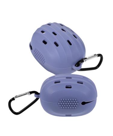 FRCOLOR 10 Pcs Beauty Egg Storage Box - Silicone Makeup Puff Holder & Travel Case for Powder Puffs - Purple Sponge Storage - Pack of 1 - Buy Online on GoSupps.com