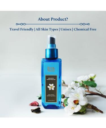 Blue Nectar Chamba Wild Nargis Body Mist for long lasting freshness and aromatic body odor (3.4 Fl oz) Floral Daffodil (Nargis) 3.4 Fl Oz (Pack of 1) - Buy Online on GoSupps.com