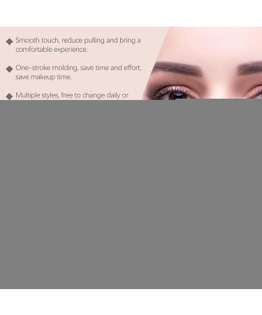 Vesidoloy Eye End Stamp 2Tip Eye End Wing Stamp for Makeup Creamy Gel Waterproof Cosmetics Daily Stencil for Commuting Dating Travel Wedding Brown - Buy Online on GoSupps.com