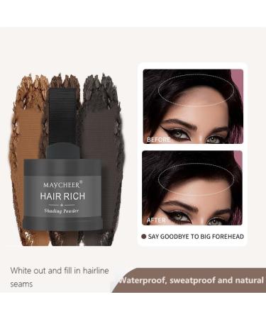 Hairline Powder Hair Shadow Hair Root Concealer Hairline Shadow Cover Up Powder Use for Filling in Thinning Hair Hair Root Concealer For Makeup for Men and Women (Almond Orange) - Buy Online on GoSupps.com