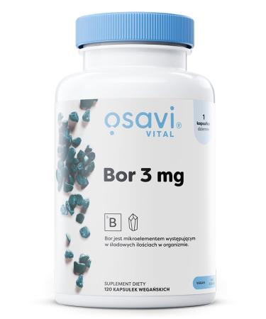 Olivit Sp z oo Osavi Bor 3 mg 120 vegan capsules