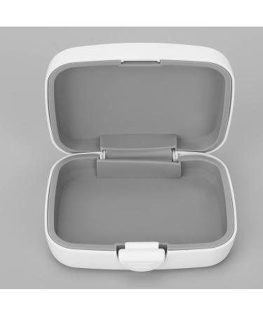 Hearing Aid Case Compact Hearing Aid Hard Protective Storage Box Shell Hard Storage Box Organizer for Sound Amplifier (3.35 x 2.56 x 1.18in) White - Buy Online on GoSupps.com