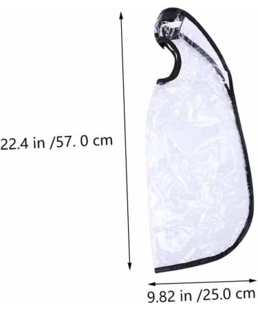 2pcs Elderly Shampoo Bib & Hair Funnel Set - Perfect Hair Care Tool for Home & Salon | Durable Plastic PP - White - Buy Online on GoSupps.com