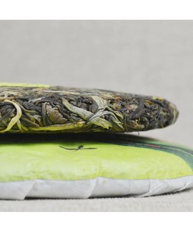 Lao Tong Zhi Haiwan G teau de th Puerh cru de printemps Chun Lu Sheng Th Puer 400g - Buy Online on GoSupps.com