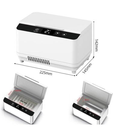 Insulin Cooler Refrigerated Box USB Mini Medicine Refrigerator LCD Display 0-18 Adjustable Portable Insulin Cooler for Car Travel Home (Color : 4battery) - Buy Online on GoSupps.com