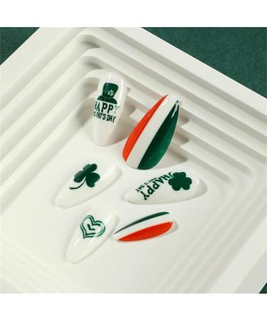 Press On Nails Fake-Nails Almond Nails-Tips Acrylic False Nails Artificial Nails - Buy Online on GoSupps.com