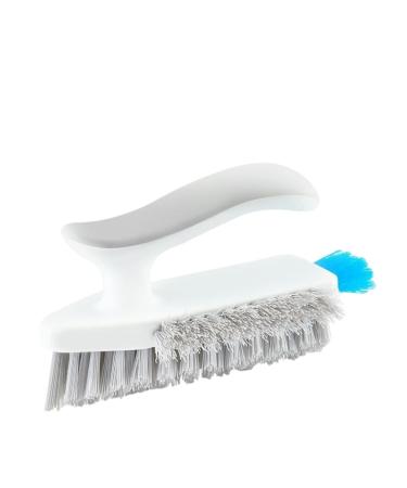 Gap Brush Floor Brush Scraping Brush Bathroom Floor Brush Bathroom Corner Gap Toilet Cleaning Brush White Gray