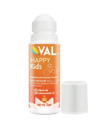 VAL Magnesium for Kids Roll-on Applicator Relaxation Formula for Children Zechstein Magnesium Chloride Chamomile Shea Butter and Natural Essential Oils to Help Kids Sleep Support Balanced Mood