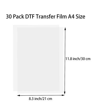 DTF Transfer Powder Film Kit for DTF Sublimation Printer DTF Starter Kit Include 17.6oz White Digital Transfer Hot Melt Adhesive and 30 Sheets Double-Sided Matte Clear PreTreat Sheets - Buy Online on GoSupps.com