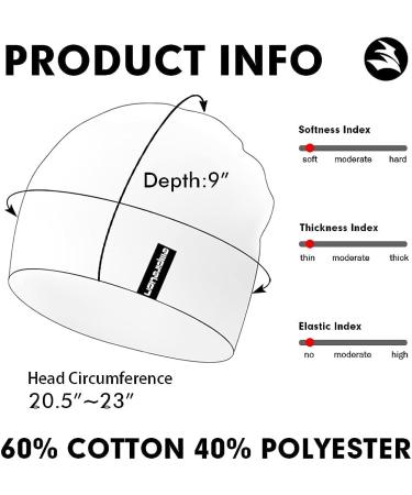 EMPIRELION Lightweight Steel Blue Mel. Beanies Hats | Multifunctional Skull Cap for Men Women - Buy Online on GoSupps.com