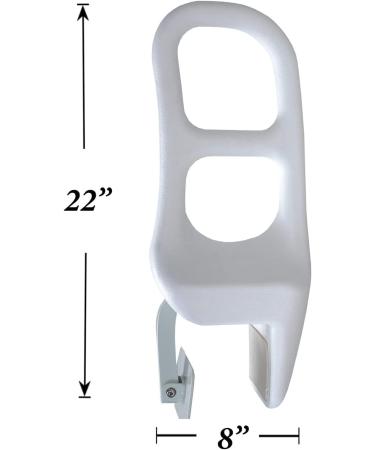 Jobar Molded Bathtub Rail - Clamp-On Bathroom Safety Grab Bar - Buy Online on GoSupps.com