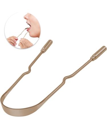 Pacienjo Tongue Cleaner for Adults - Stainless Steel U-Form Scraper for Oral Hygiene & Fresh Breath - Durable Metal Design - Buy Online on GoSupps.com