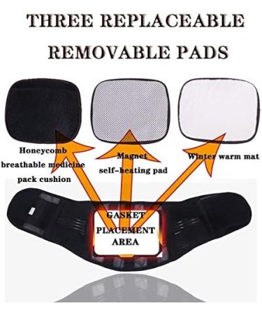 Double Lumbar Support Belt for Pain Relief & Injury Prevention - Sciatica & Spinal Stenosis Back Support (Black) - Buy Online on GoSupps.com