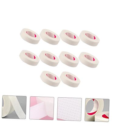 MAGICLULU 10 Rolls Grafting Tape Eyelash Tape for Lash Extensions Lash Extension Tools Eyelash Tape Adhesive False Eyelashes The Tape Extend Non-woven Tape Miss White Breathable - Buy Online on GoSupps.com