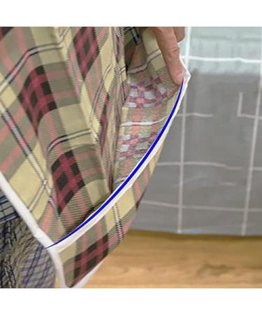 Washable Reusable Adult Bib for Eating for Elderly Seniors and Disabled Extra Long Clothing Protector with Crumb Catcher B S - Buy Online on GoSupps.com