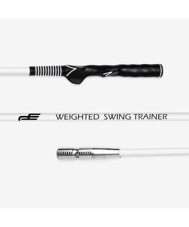 PLAYEAGLE Golf Tempo & Grip Trainer - Spring Loaded Metal Head Swing Aid (White) - Buy Online on GoSupps.com