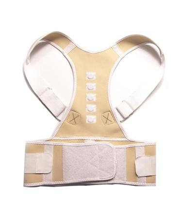 n/a Posture Corrector Brace Supports Belt Shoulder Back Support Belt for Shoulder Posture (Color : Beige Size : S Code) Handmade Full moon lofty ambition