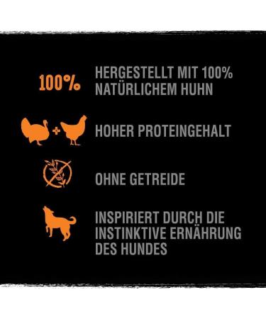 Crave Adult Dry Dog Food with Turkey & Chicken - 3x2.8kg | Premium High Protein Grain-Free 100% Natural - Buy Online on GoSupps.com