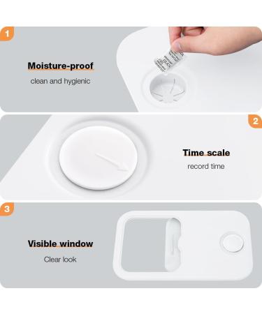 Tokokimo Large Laundry Basket & Detergent Storage Container - Sliding Cover Organizes 90-100 Clothes Ideal for Laundry Room | White - Buy Online on GoSupps.com